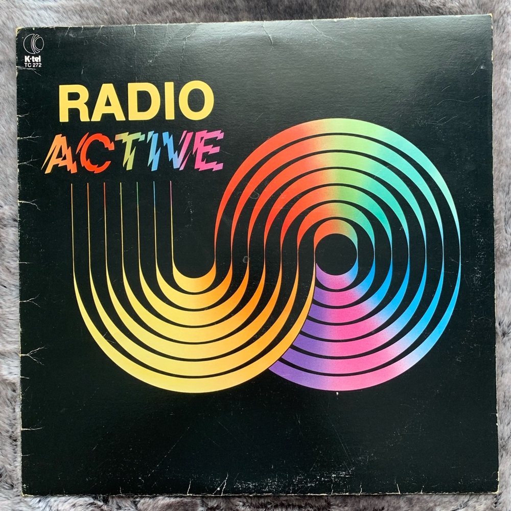 K-Tel Records presents Various Artists – Radio Active vinyl record from 1982